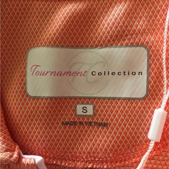 Lot 2 Dri-wick sleeveless Women’s S Small Pastel Mint/Salmon Zip Polo Shirts NWT - Picture 9 of 11